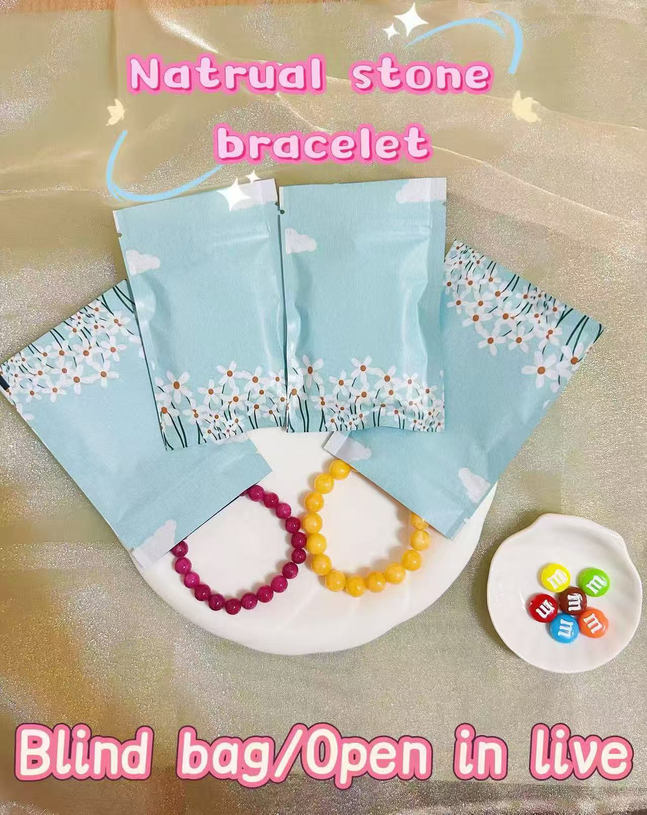 【New🌟】 Bracelet en pierre naturelle/Sachet surprise /Ouverture en live